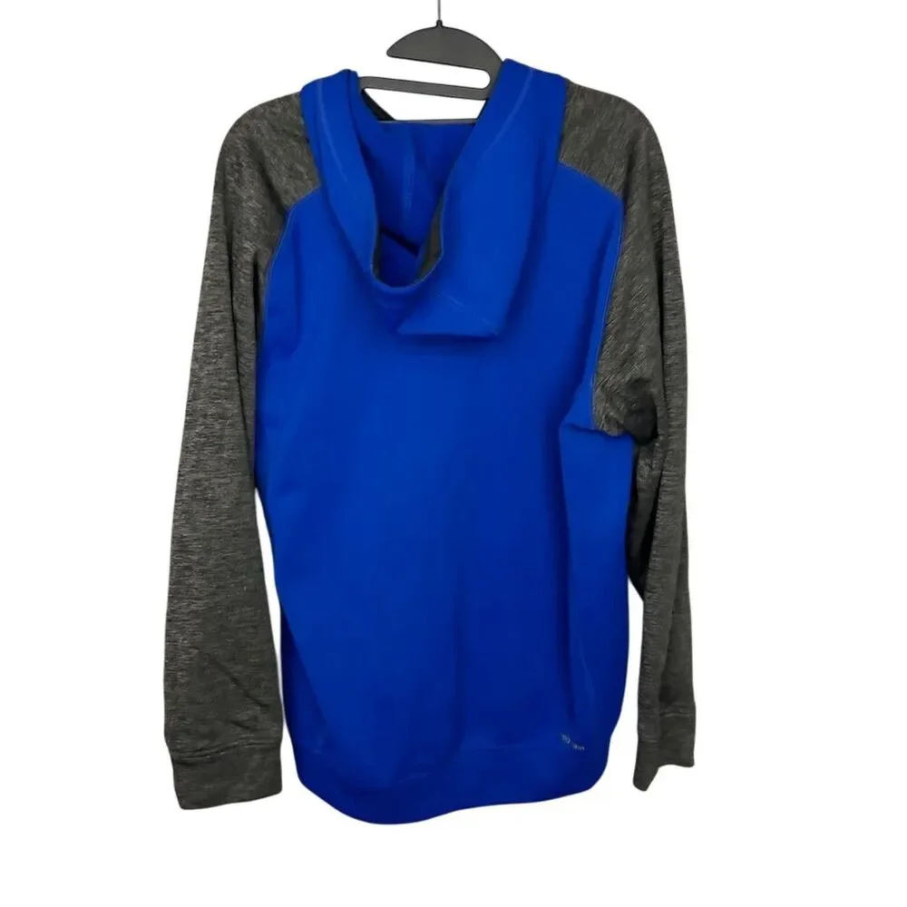 Adidas Men's ClimaWarm Tech Fleece Zip-Up Hoodie Blue Size Large